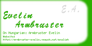 evelin armbruster business card